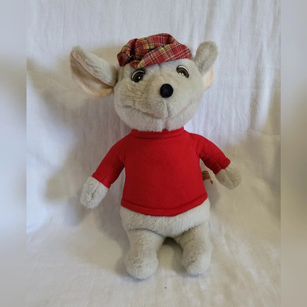 Rare VTG The Rescuers Bernard 1978 Knickerbocker Walt Disney Productions‎ Plush